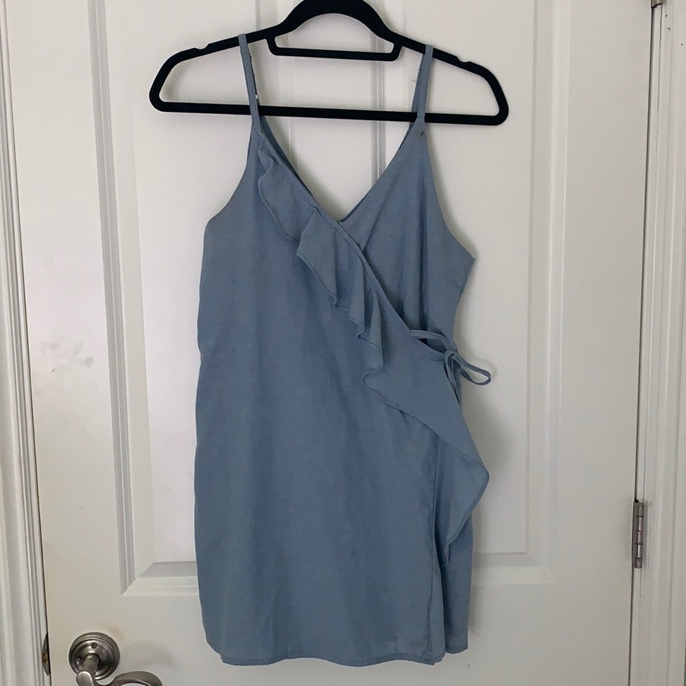 Wrap dress with shorts